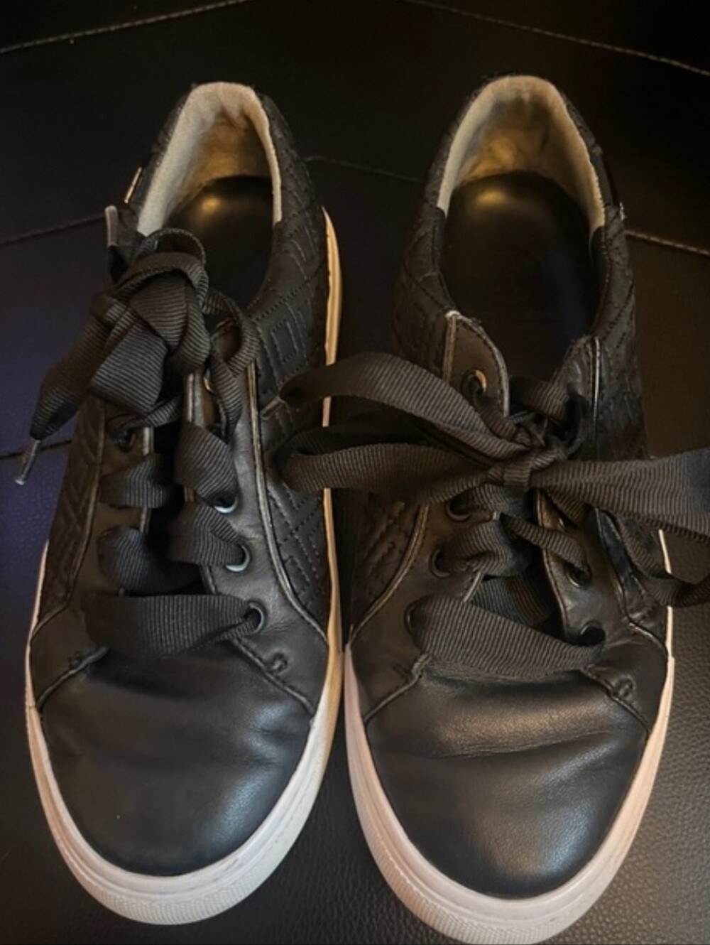 Tory Burch Marion Quilted Leather Sneakers - Picture 2 of 5